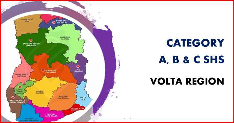 Volta region category A, B and C Senior High School
